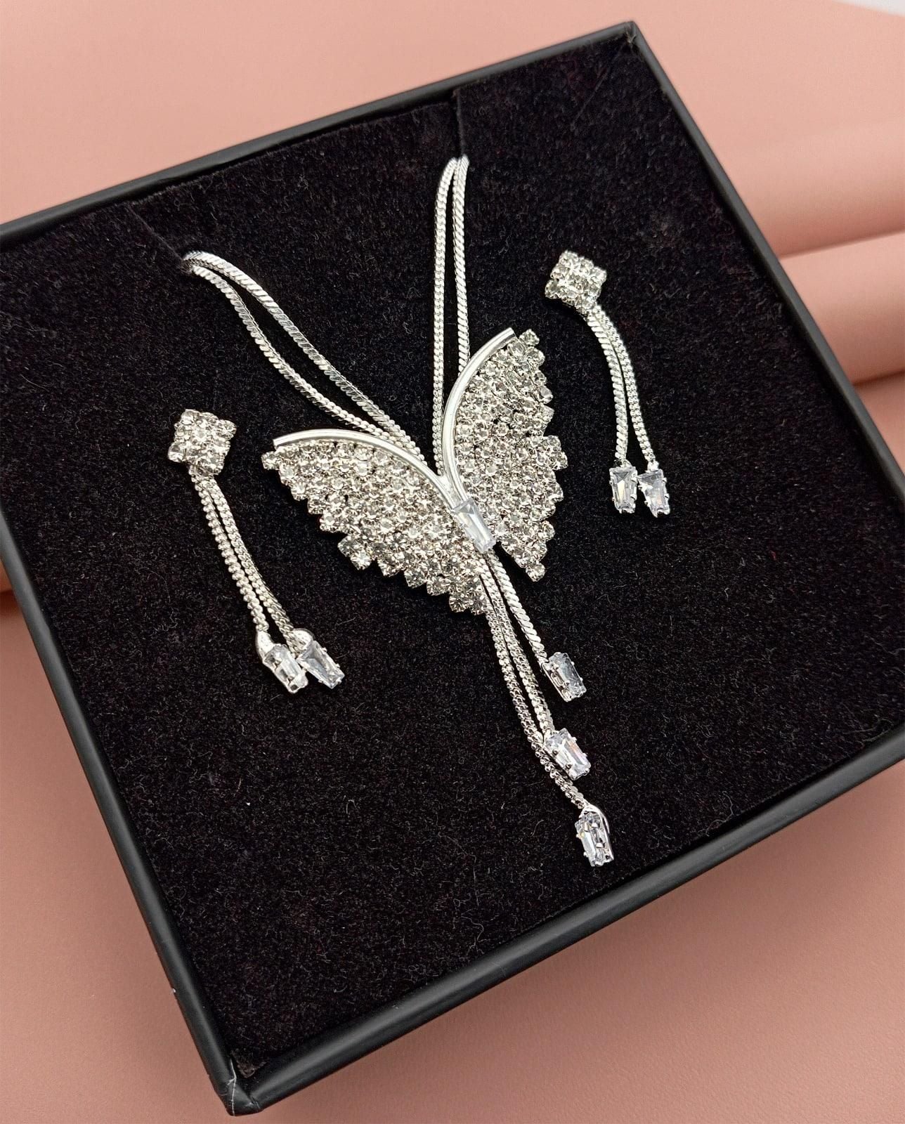 Butterfly Bliss Necklace & Earring Set
