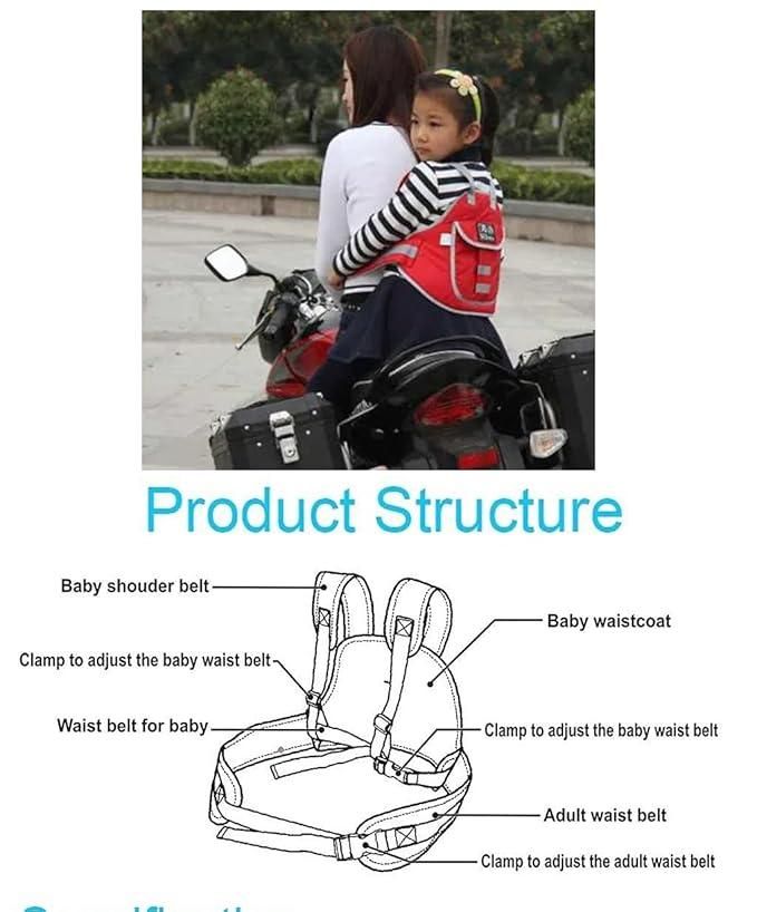 Child Safety Belt for Bike & Scooter