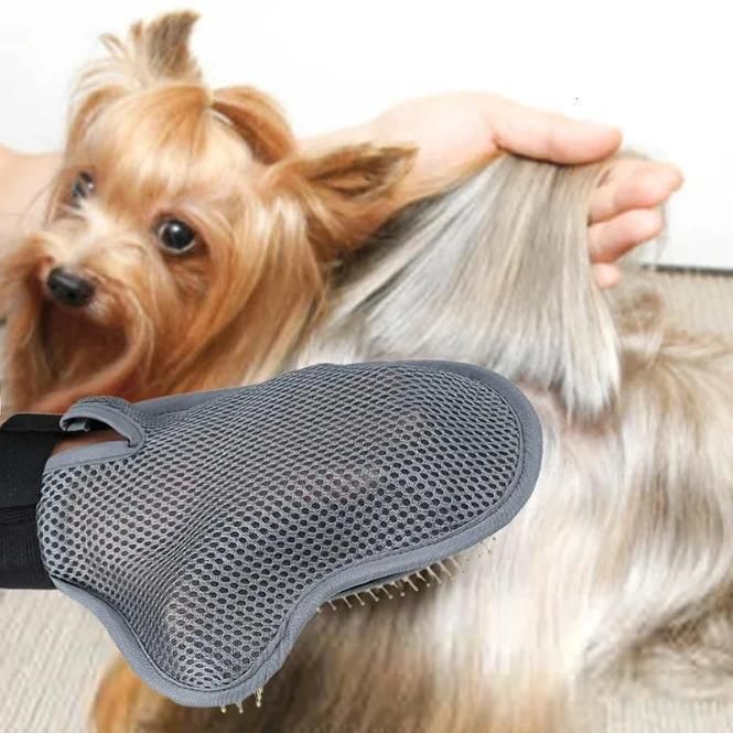 Pet Grooming Glove Stainless Steel