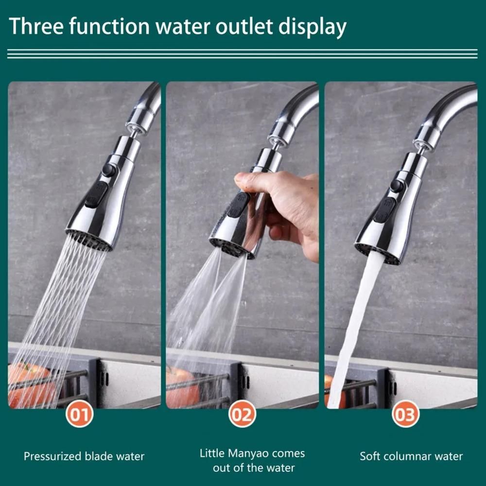 Triple Flow Kitchen Sink Faucet
