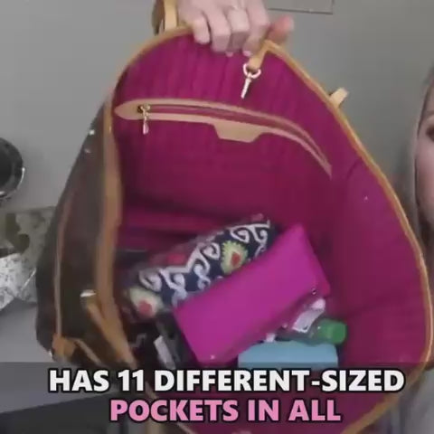 Multi-Pocket Purse Organizer